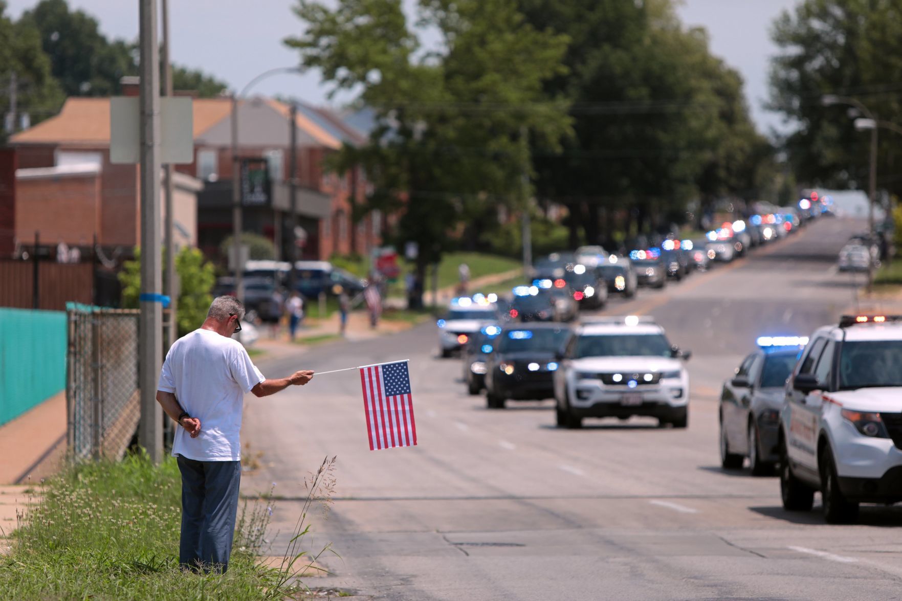 Funeral for slain officer Michael Langsdorf